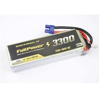 FullPower 4S 14.8V 3300mAh 50C Gold Edition V2 EC3